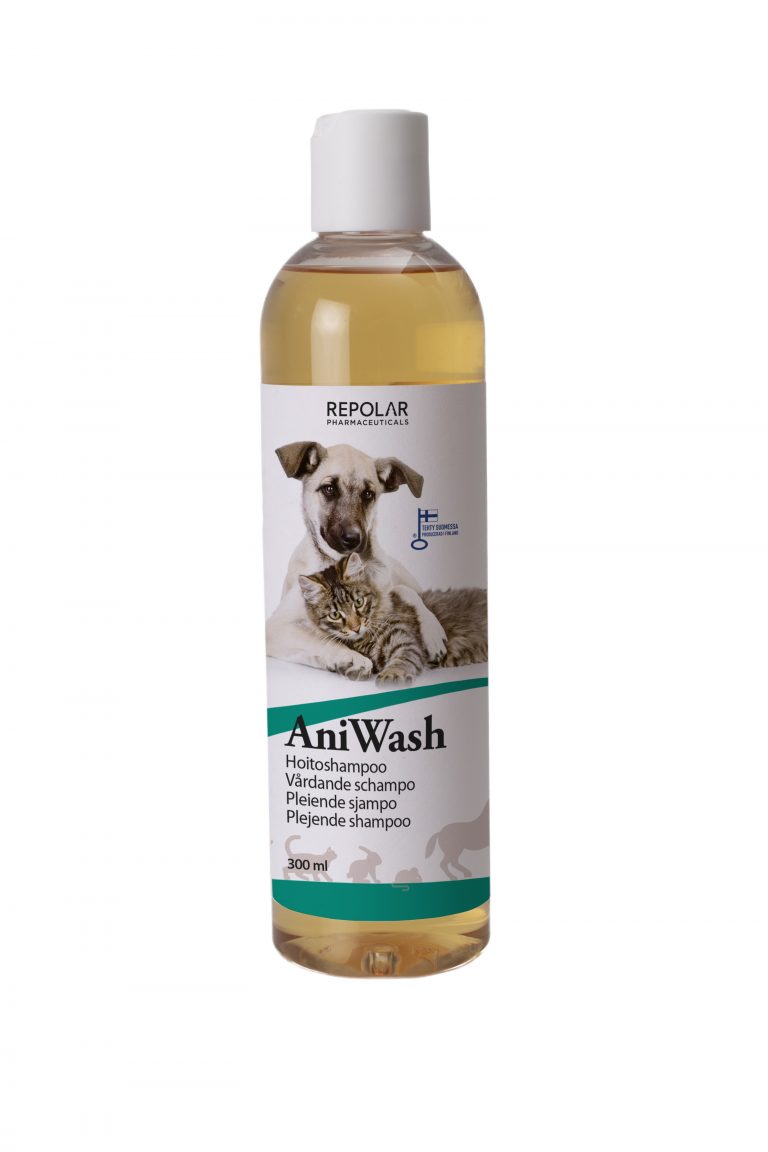 Hoitoshampoo eläimille