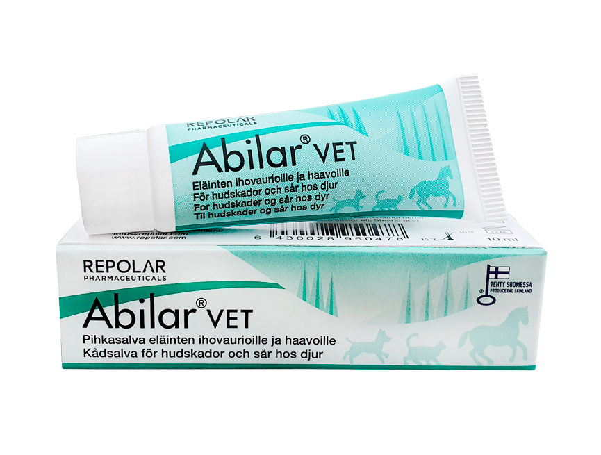 Abilar® VET | Kådsalva för hudskador och sår hos djur